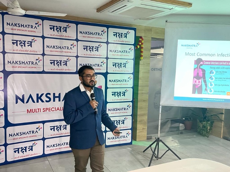 Organised CME on different topic by consultant doctors of Nakshatra Multispeciality Hospital to general practitioner around morbi district