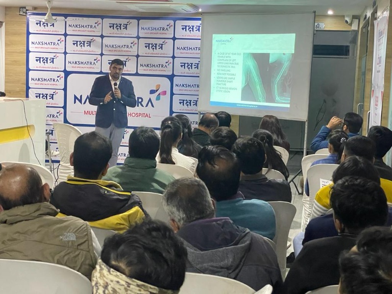Organised CME on different topic by consultant doctors of Nakshatra Multispeciality Hospital to general practitioner around morbi district